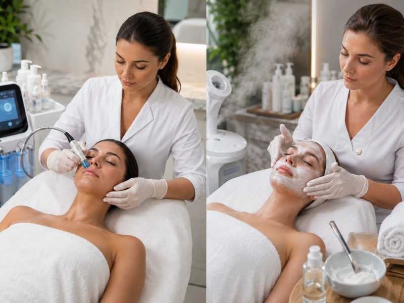 Hydrafacial vs Regular Facial