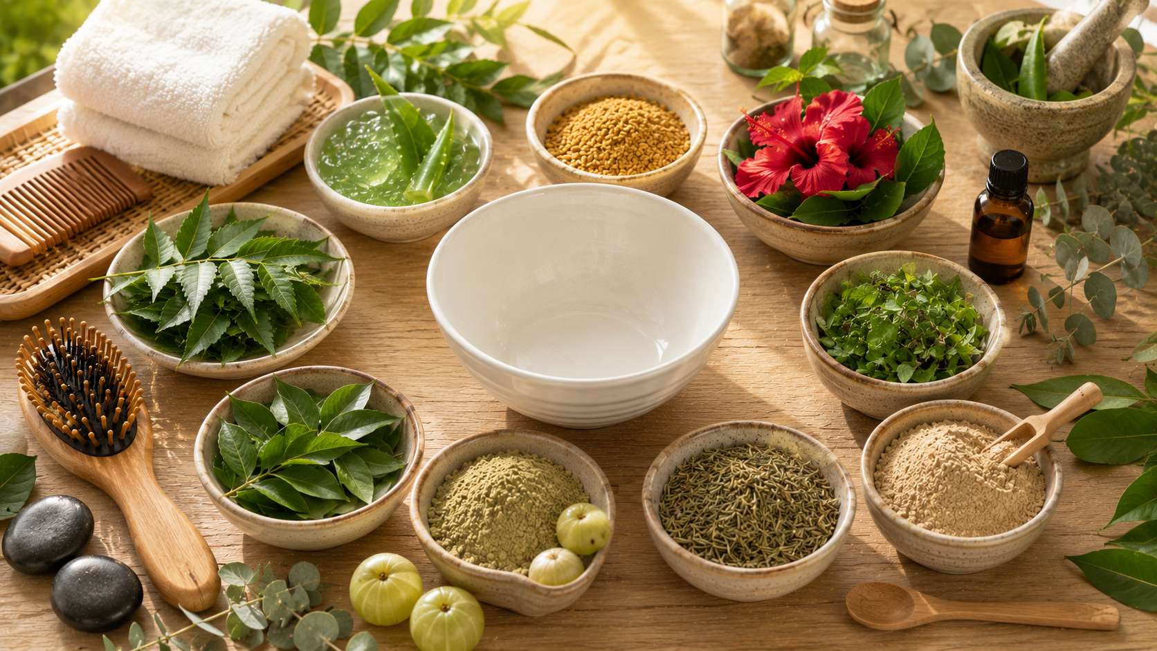 10 Best Herbal Ingredients for Homemade Anti-Dandruff Hair Masks