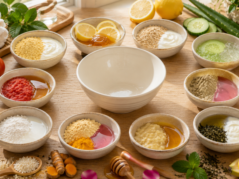 Top 10 DIY Face Masks for Oily Skin Using Kitchen Ingredients